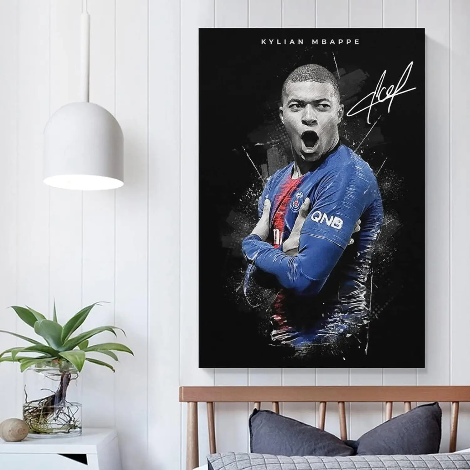 Kylian Mbappe Poster 1 Canvas Poster