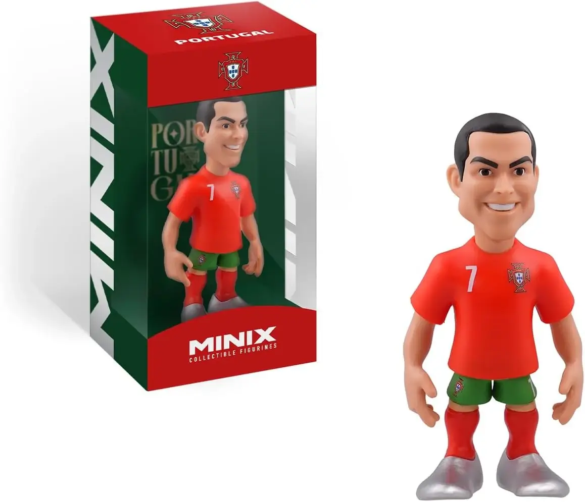 MINIX COLLECTIBLE FIGURINES - Sports Collectable 12 cm Figurine, Cristiano Ronaldo, Portugal
