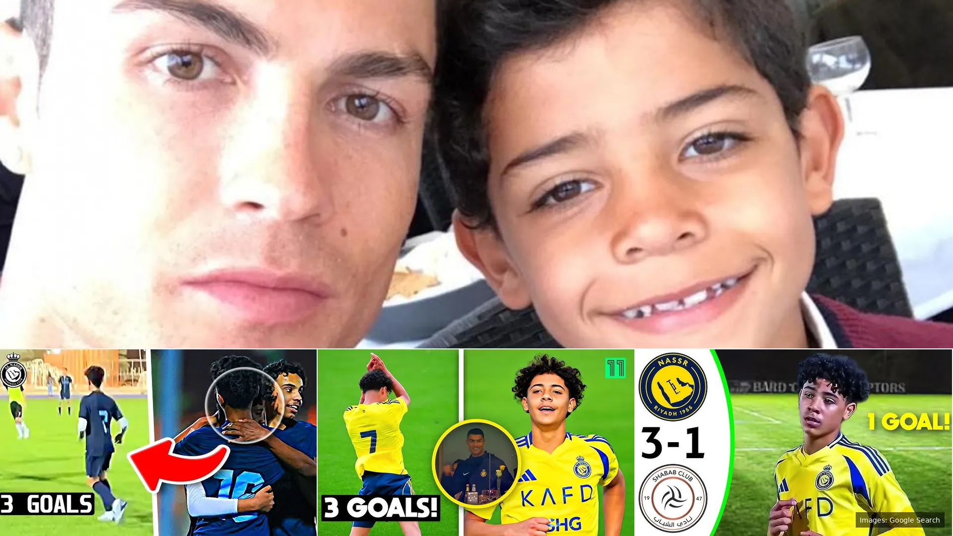 Cristiano Ronaldo Jr. Shines: Hat-trick & Iconic Celebration for Al-Nassr U16