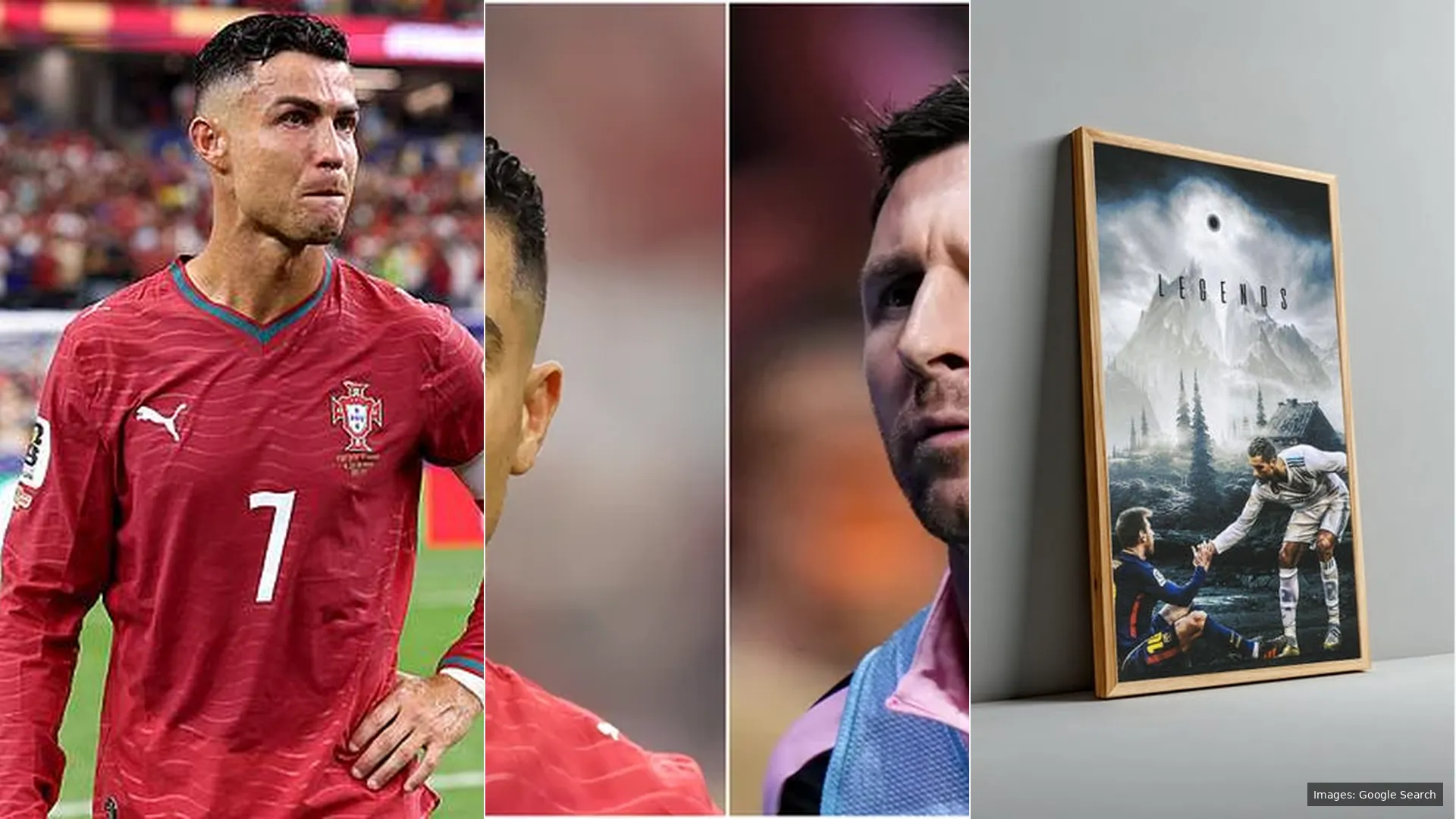 Cristiano Ronaldo: A True Leader & Human Being Supporting Messi