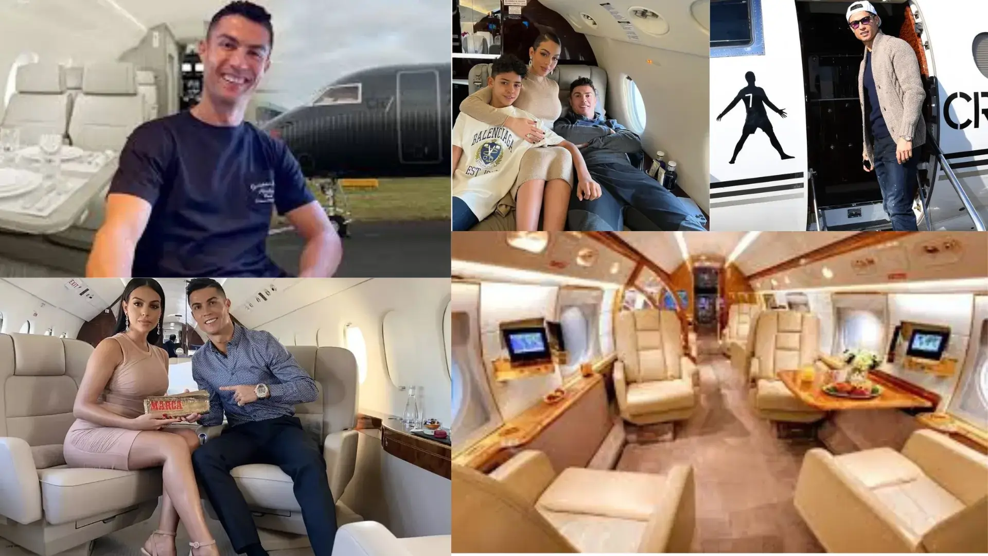 Inside Cristiano Ronaldo’s Private Jet: Features & Photos