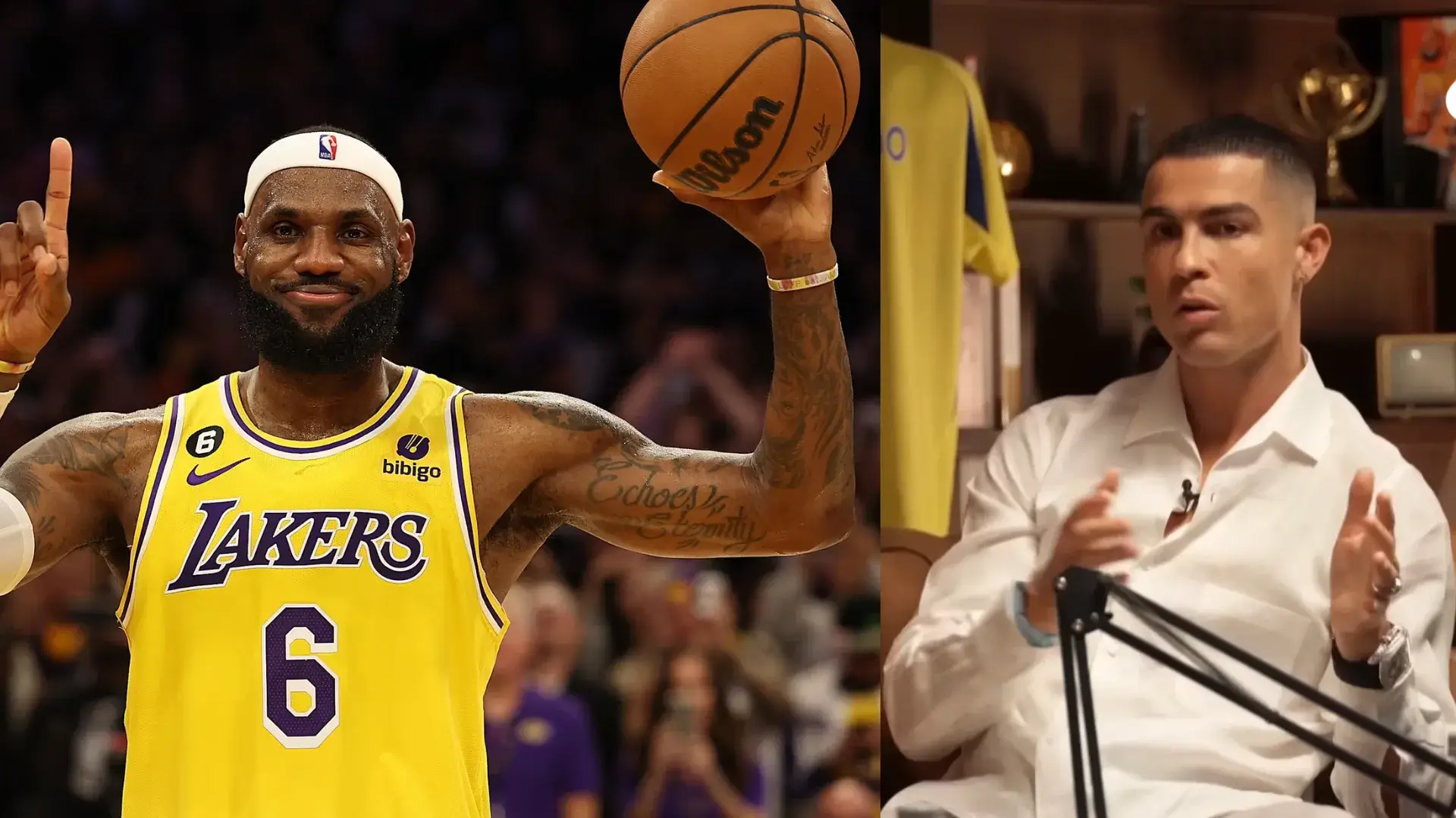 Cristiano Ronaldo Hilariously Teases LeBron James For His Looks