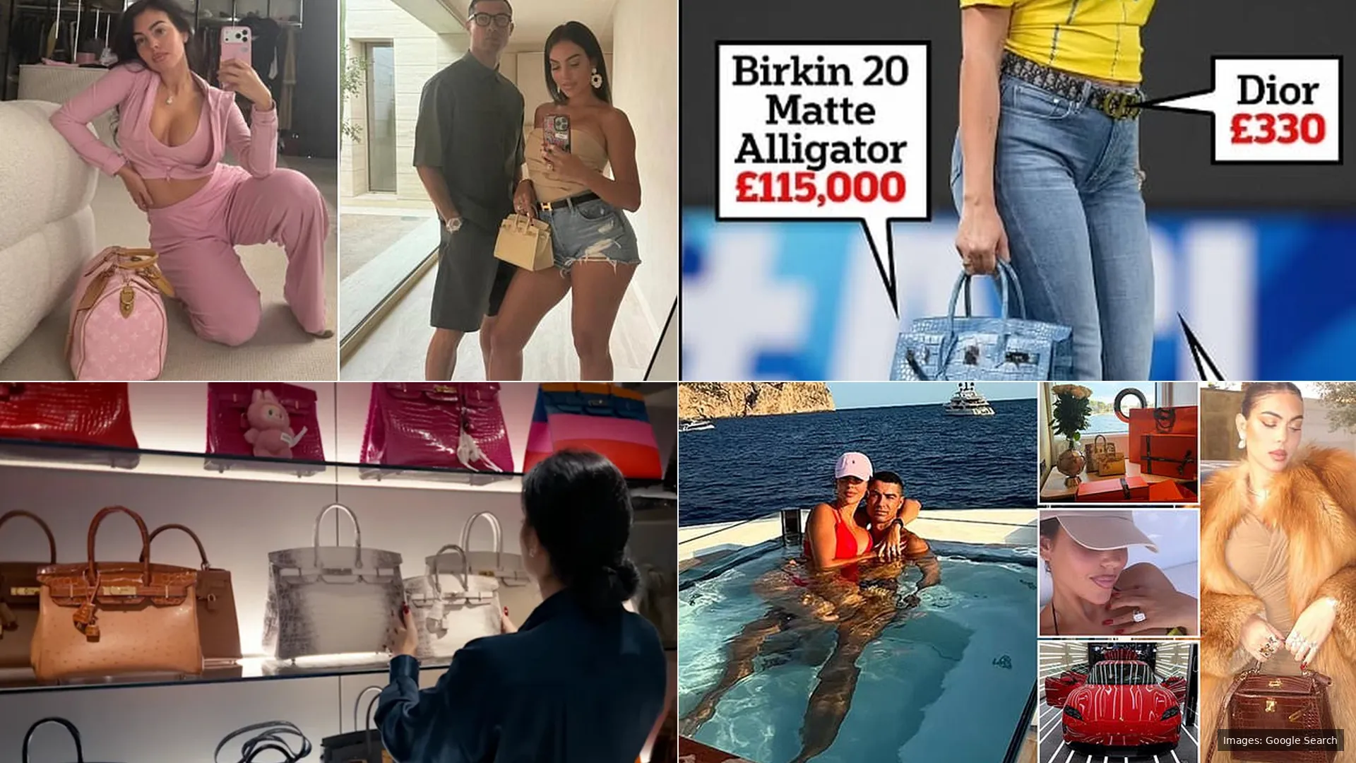 CR7's Georgina's $1M Purse Collection: Luxury for Her and Kids