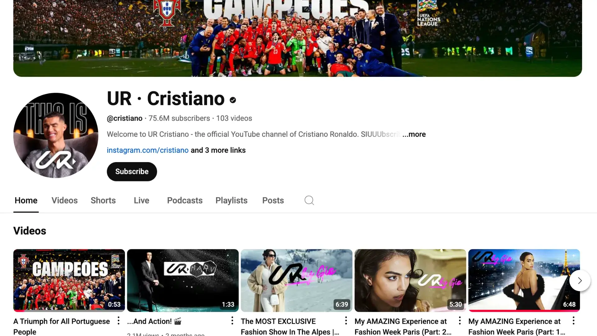 Inside the Content: What You’ll Find on UR Cristiano’s YouTube Channel